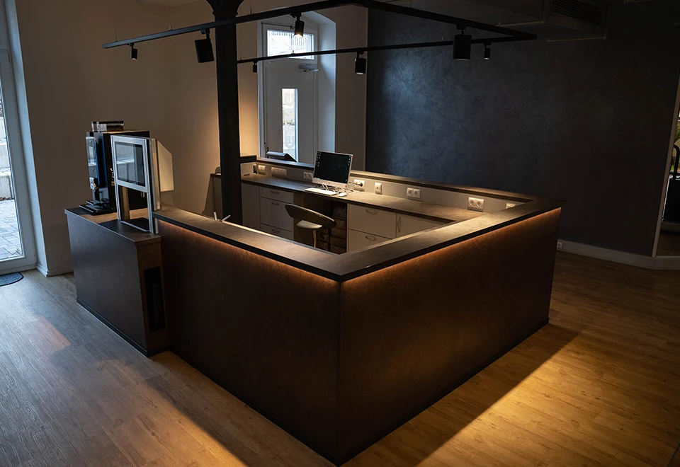 Ladenbau Wicke Theke Fitnesssstudio